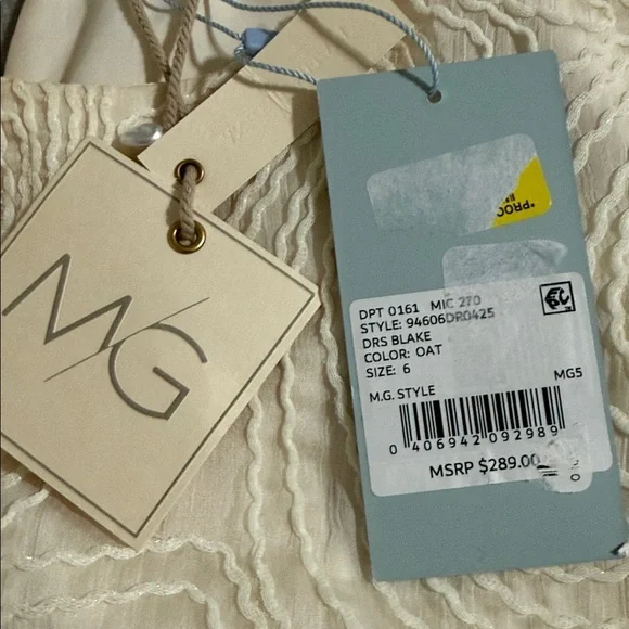 NWT ANTONIO MELANI x MG Style Blake Soutache Round Neck Sleeveless Shift Dress - Picture 6 of 6